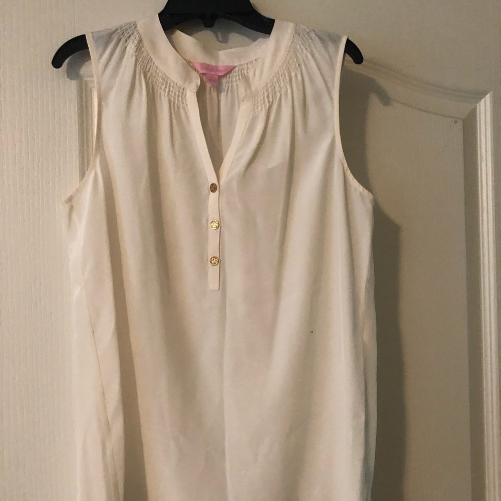 Lilly Pulitzer silk Essie top